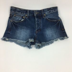 Free People  jean shorts
